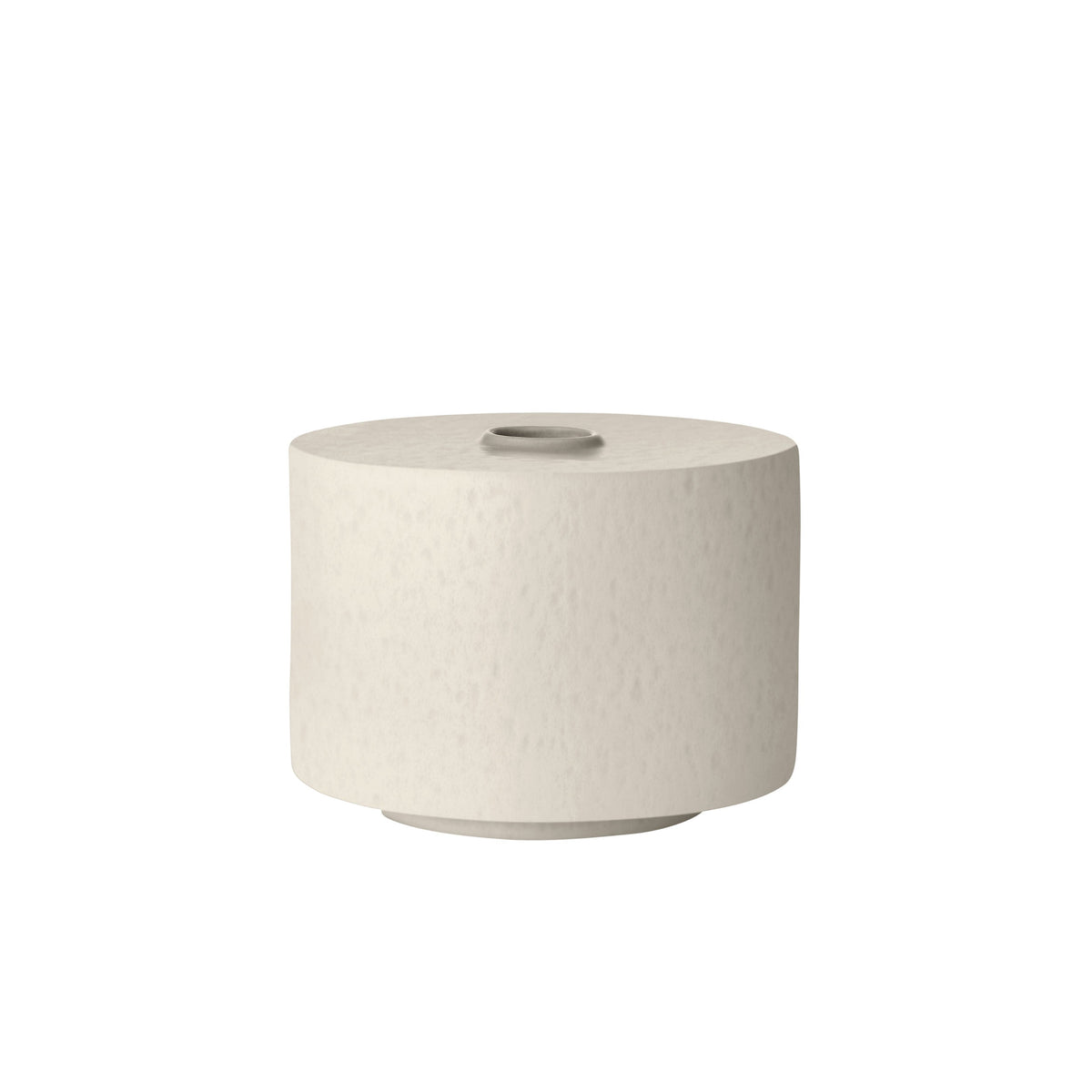 Vase Makoto en grès Moonbeam texturé sur fond blanc
